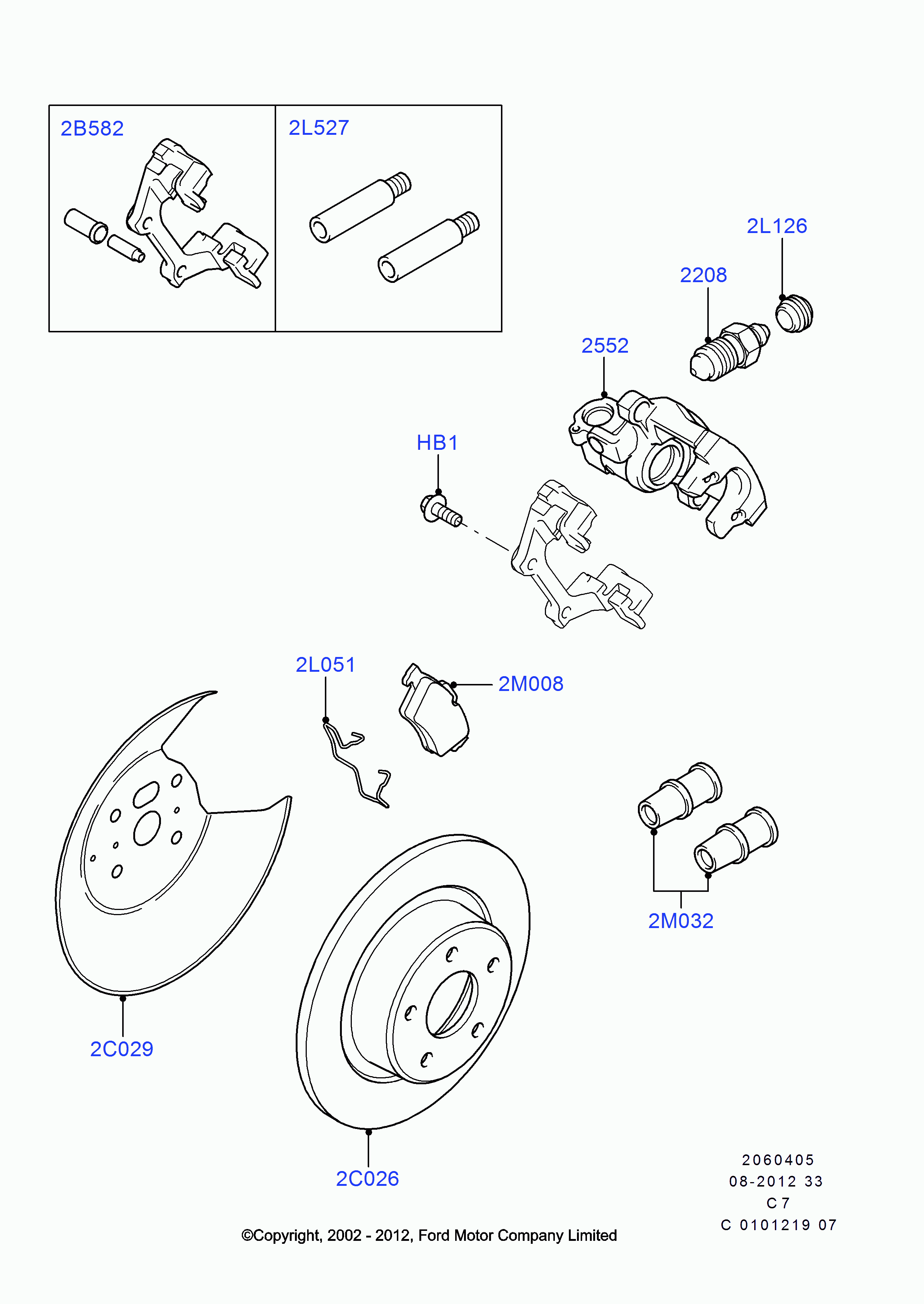 FORD 1362868 - Тормозной диск autosila-amz.com