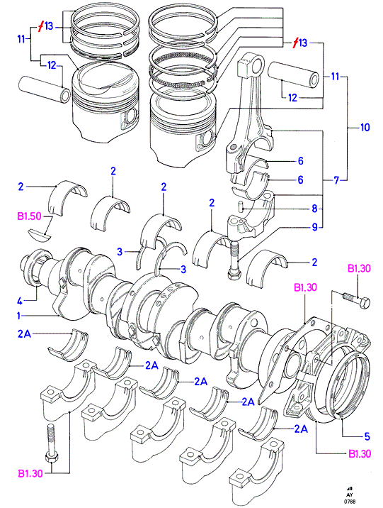 FORD 1 614 995 - сальник к/в пер.+р/в+АКПП 35x50x7 Ford autosila-amz.com