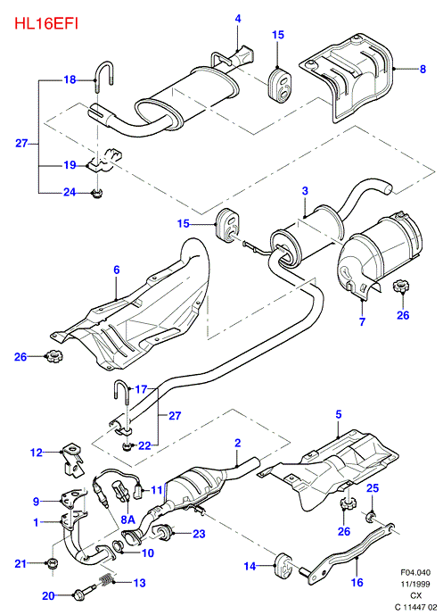 FORD 6 688 868 - ПРОКЛАДКА ГЛУШИТЕЛЯ autosila-amz.com