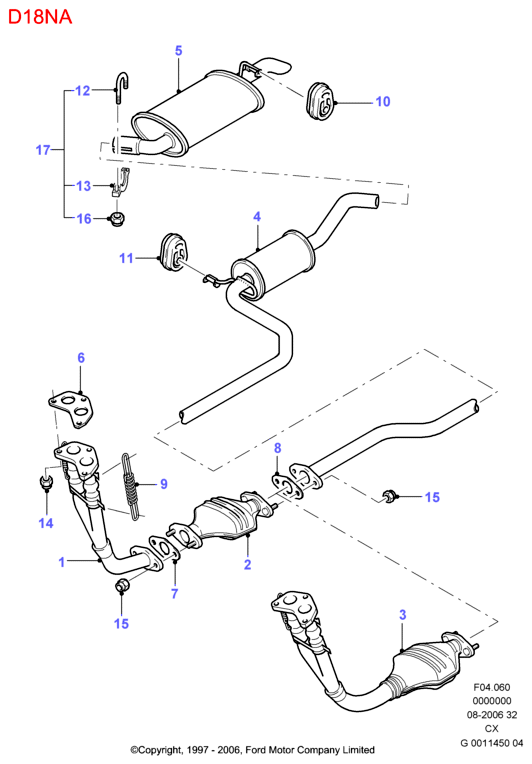 FORD 1659853 - крепление глушителя Ford autosila-amz.com