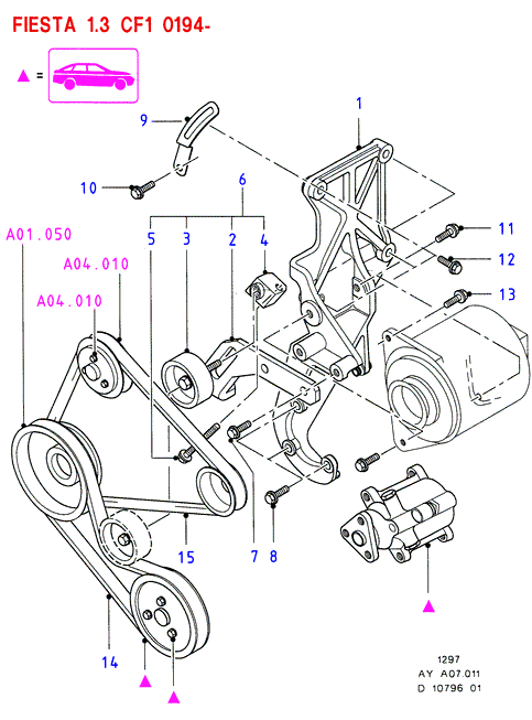 FORD 7040340 - ремень поликлиновой Toyo autosila-amz.com