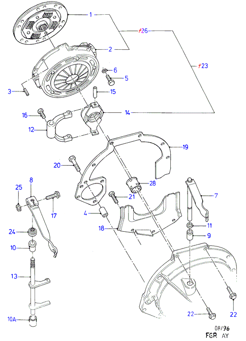 FORD 5027443 - Комплект сцепления autosila-amz.com