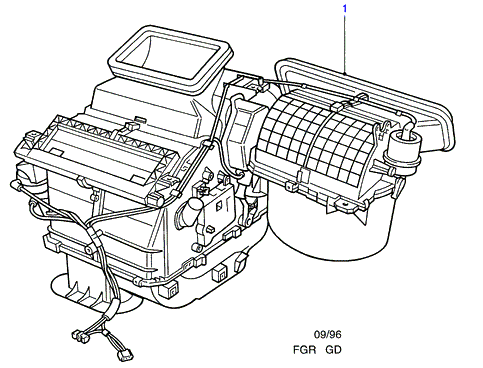 FORD 1 114 283 - радиатор печки Ford autosila-amz.com