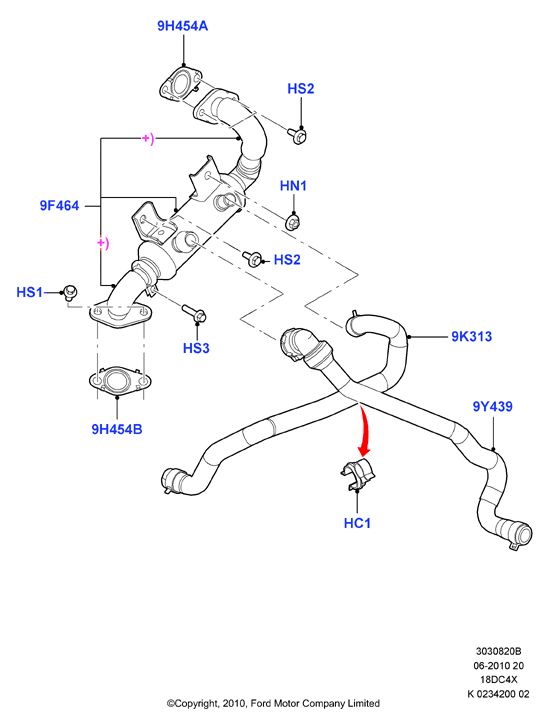 FORD 1379874 - Прокладка autosila-amz.com