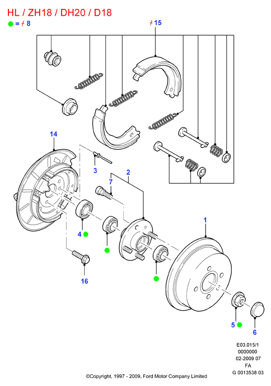 FORD 1478515 - Тормозной суппорт autosila-amz.com