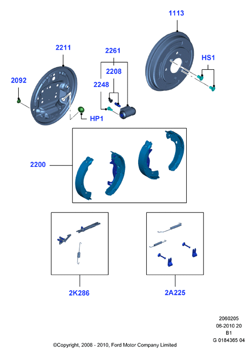 FORD ASIA / OCEANIA 1802625 - Колесный тормозной цилиндр autosila-amz.com