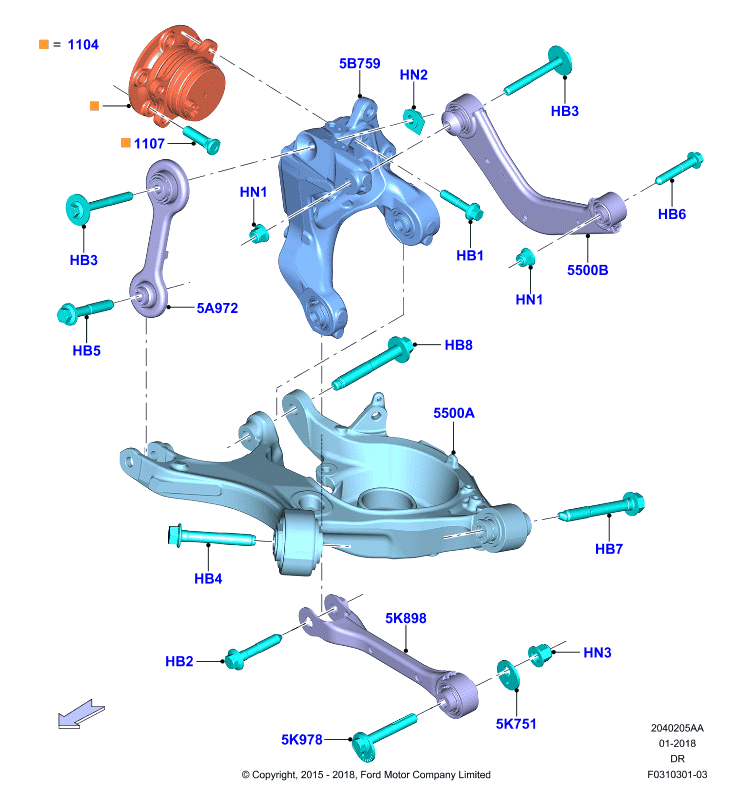 FORD 2102498 - Комплект подшипника ступицы колеса autosila-amz.com