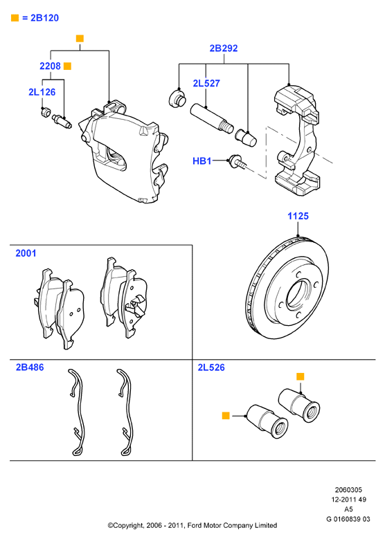 FORD (CHANGAN) 1 321 517 - Тормозные колодки, дисковые, комплект autosila-amz.com