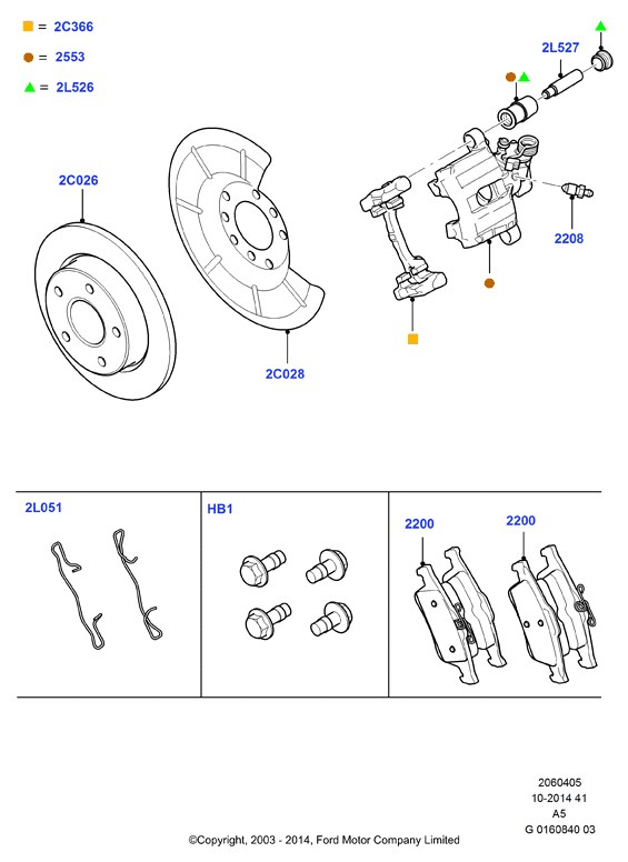 FORD 2 025 944 - диск тормозной задн. Volv autosila-amz.com