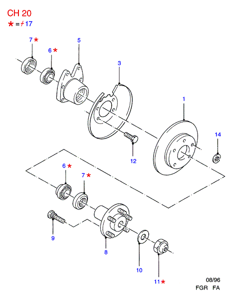 AC 6 785 599 - Тормозные колодки, дисковые, комплект autosila-amz.com