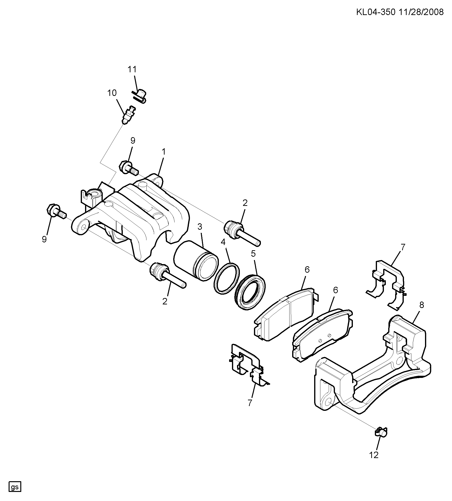 Buessing 96626076 - Тормозные колодки, дисковые, комплект autosila-amz.com