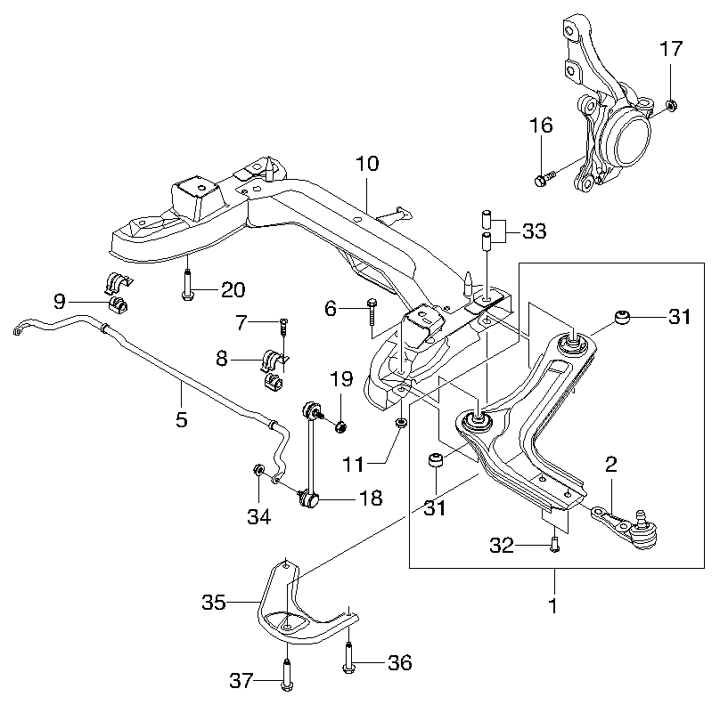 Seat 96300627 - Тяга / стойка, стабилизатор autosila-amz.com