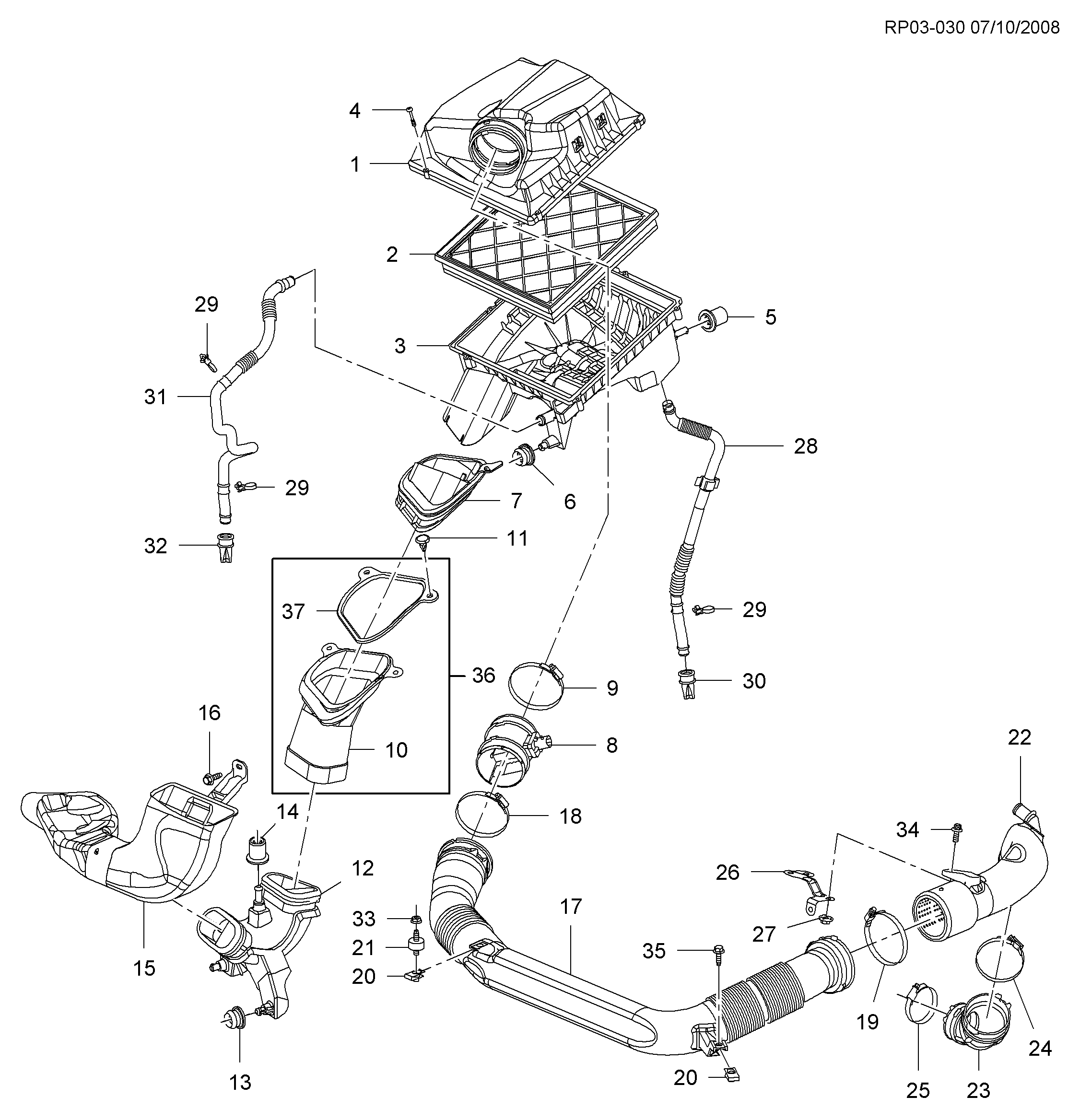 DAEWOO 55 562 426 - Датчик потока, массы воздуха autosila-amz.com