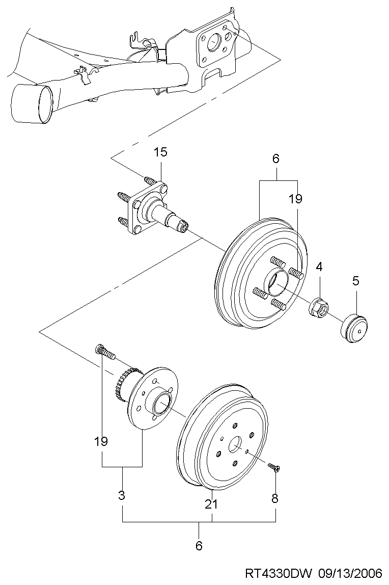 General Motors 96473233 - Барабан тормозной autosila-amz.com