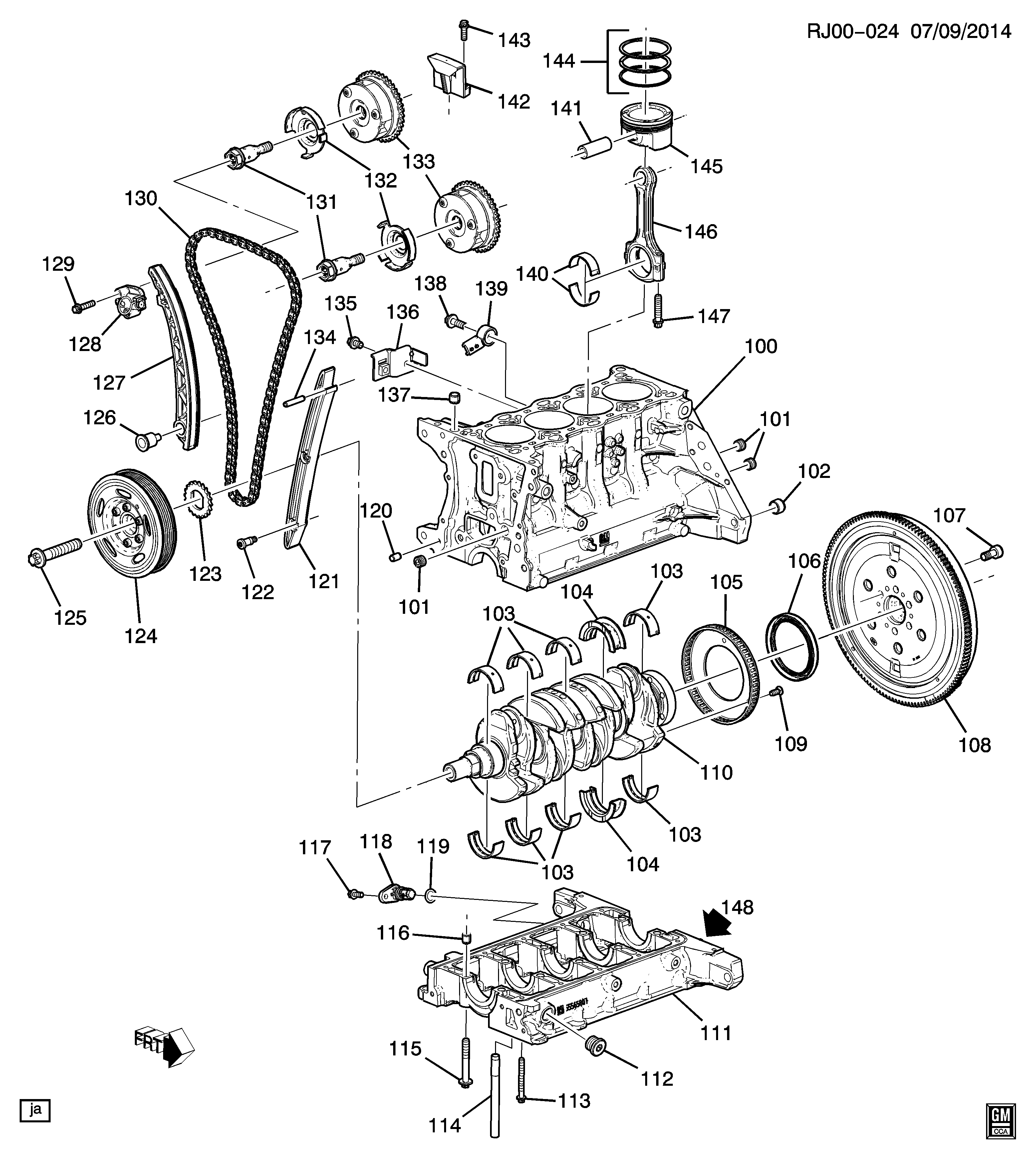 Vauxhall 55353999 - Комплект цепи привода распредвала autosila-amz.com