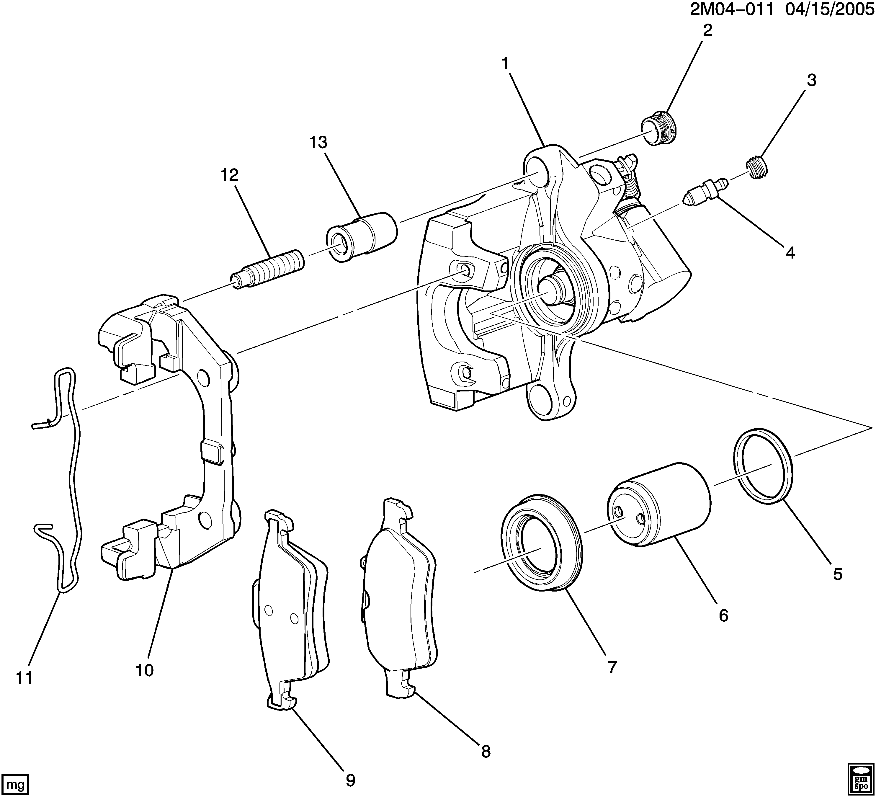 Pontiac 15271565 - Тормозные колодки, дисковые, комплект autosila-amz.com