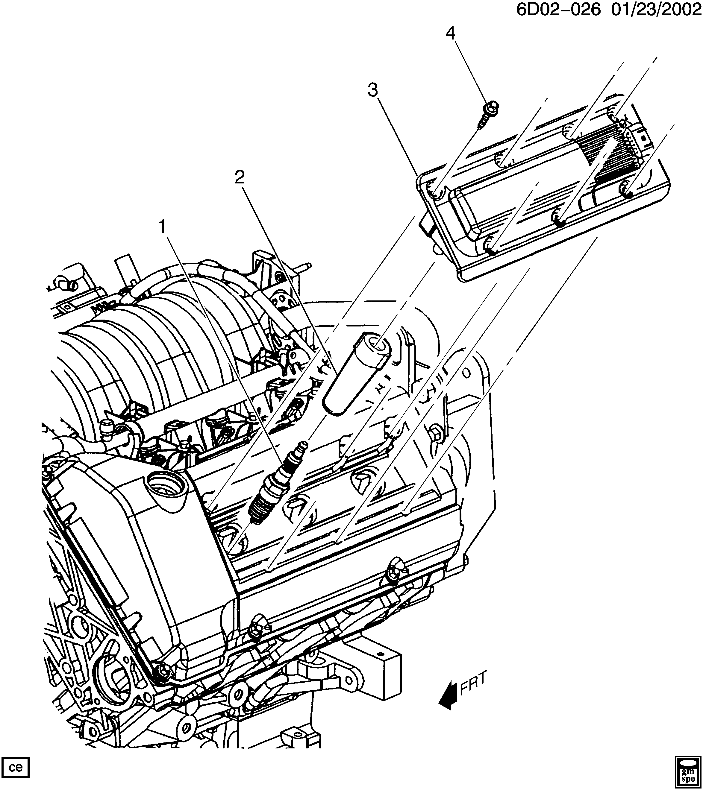 Cadillac 24425327 - Свеча зажигания autosila-amz.com