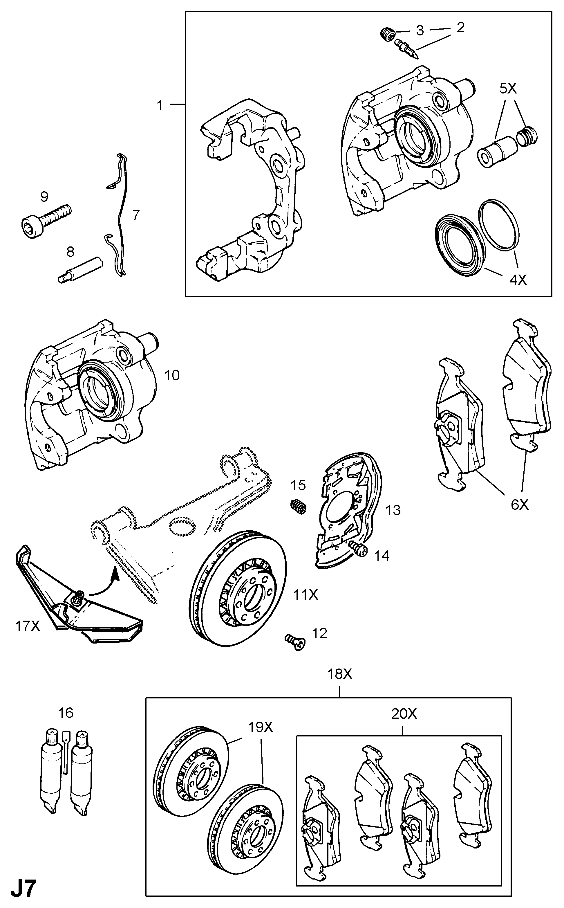 Opel 5542057 - Тормозной суппорт autosila-amz.com