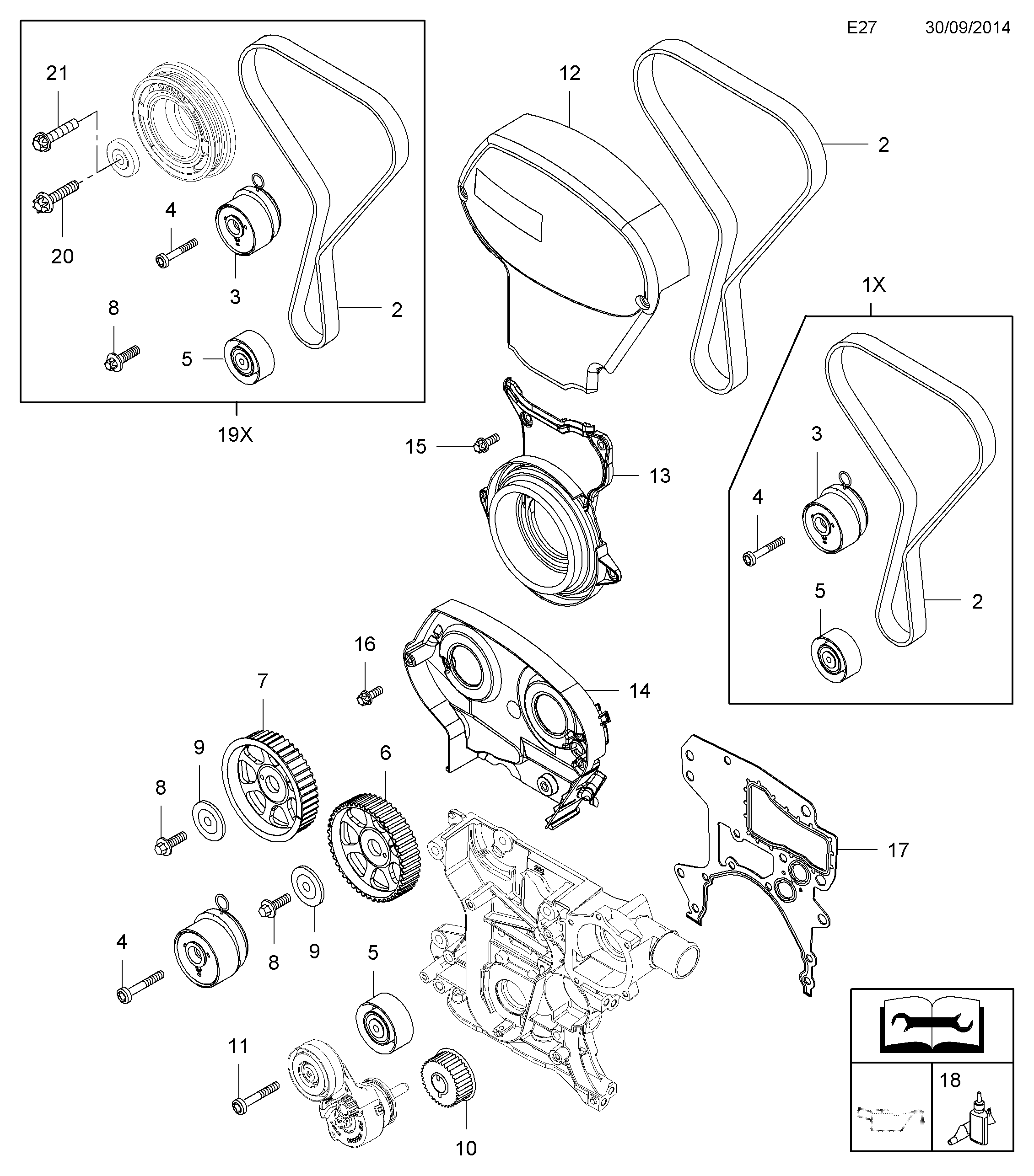 Vauxhall 5636436 - Зубчатый ремень ГРМ autosila-amz.com