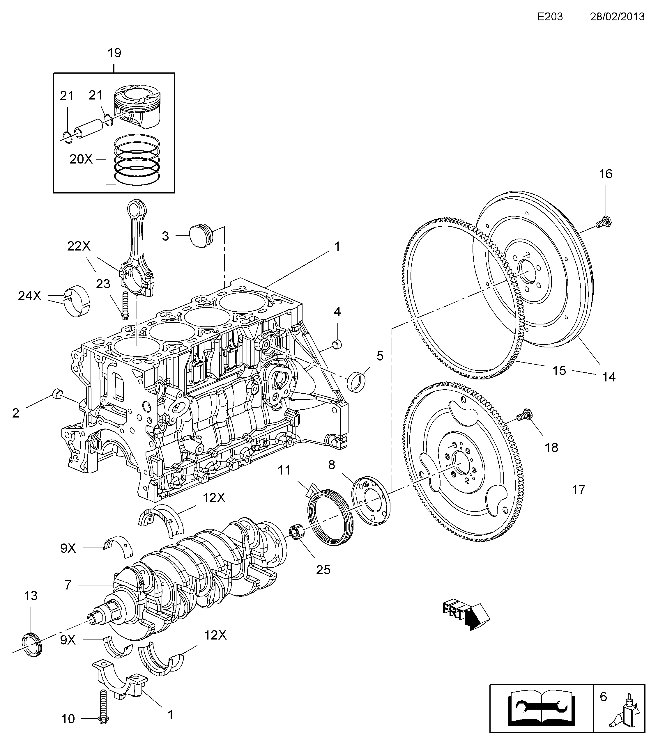 Opel 6 14 135 - Уплотнительное кольцо фильтра АКПП autosila-amz.com