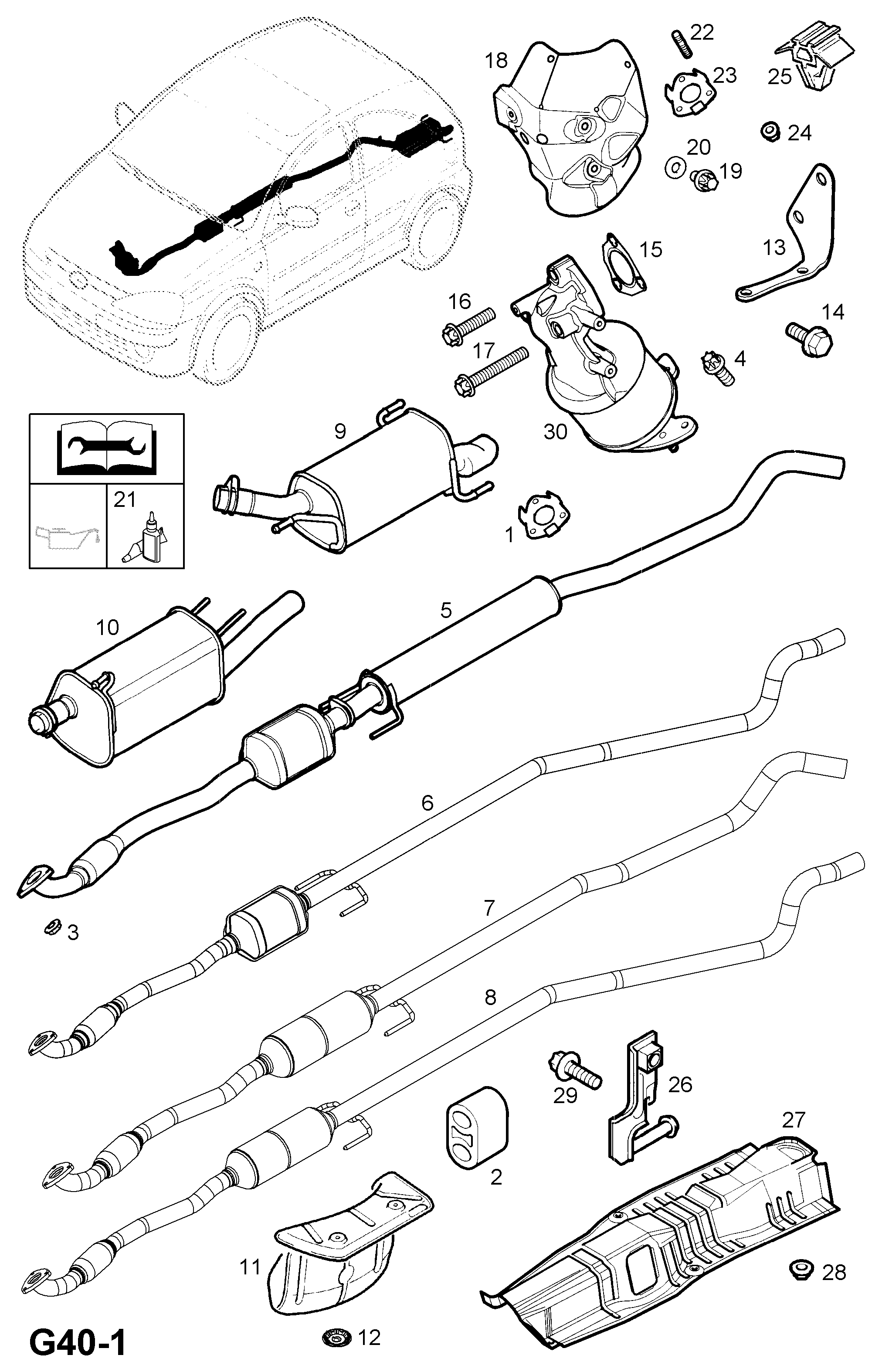 Opel 855192 - Катализатор autosila-amz.com