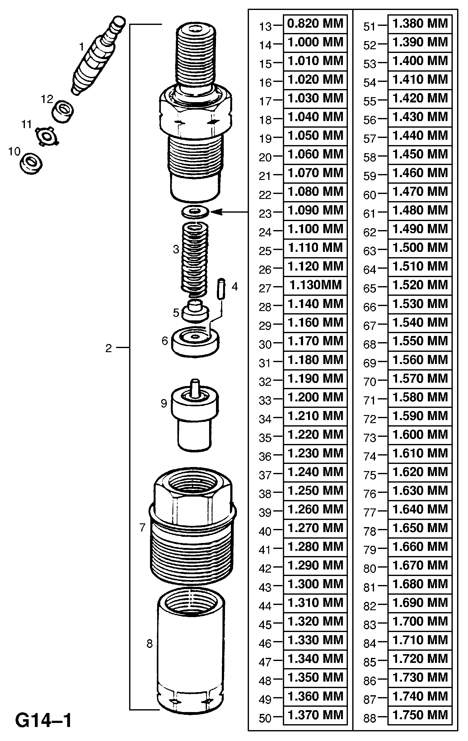 Mercury 821 916 - Свеча зажигания autosila-amz.com