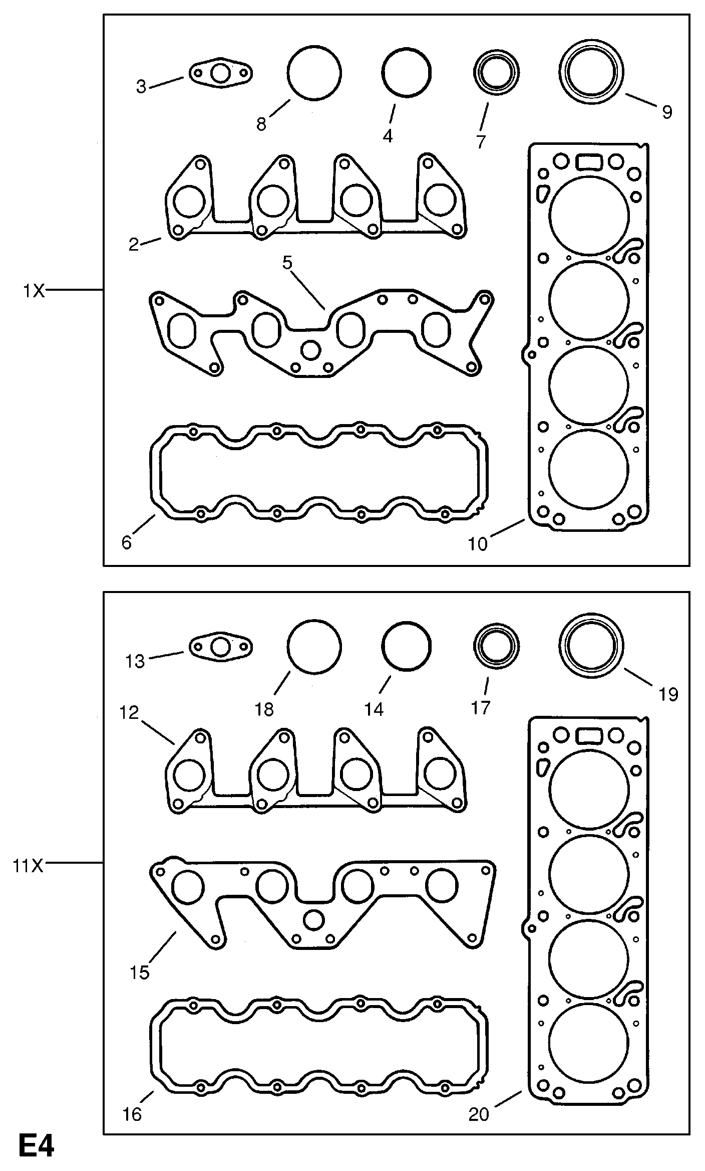 Vauxhall 850613 - Прокладка, выпускной коллектор autosila-amz.com