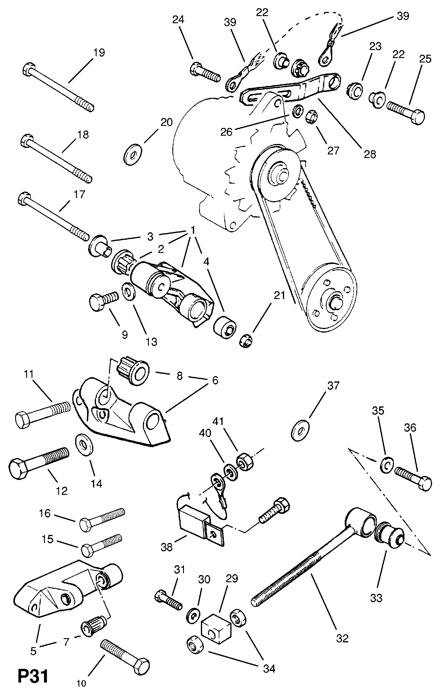 Opel 2000223 - Болт, система выпуска autosila-amz.com