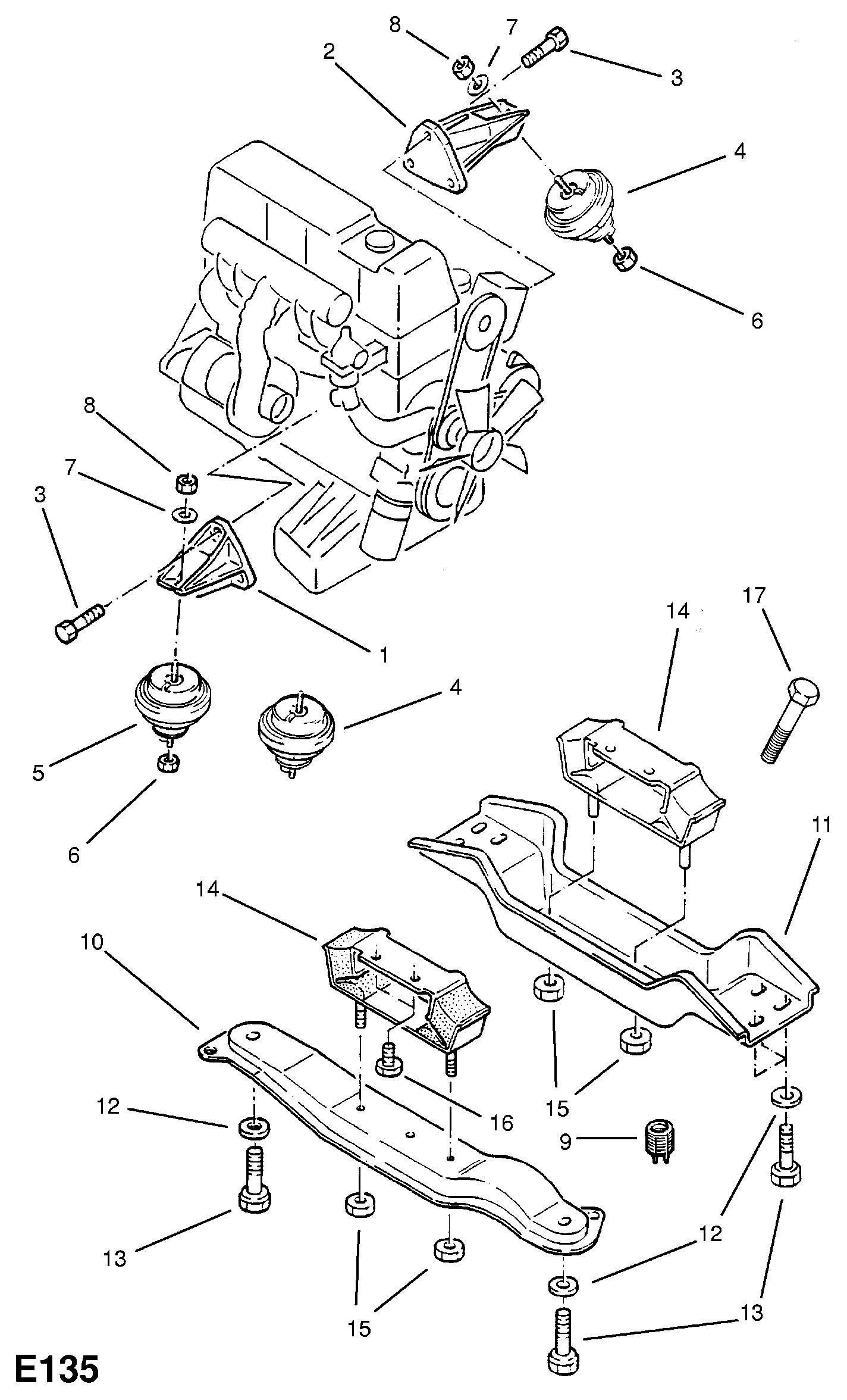 Opel 20 64 344 - Гайка autosila-amz.com