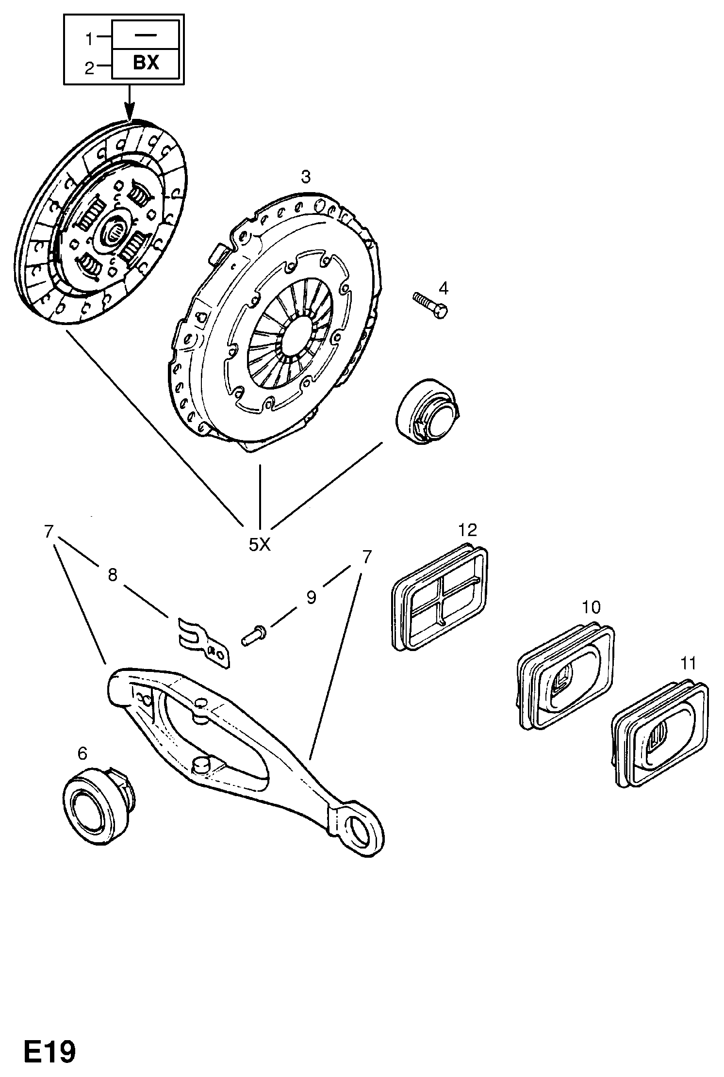 Vauxhall 6 68 653 - Выжимной подшипник сцепления autosila-amz.com