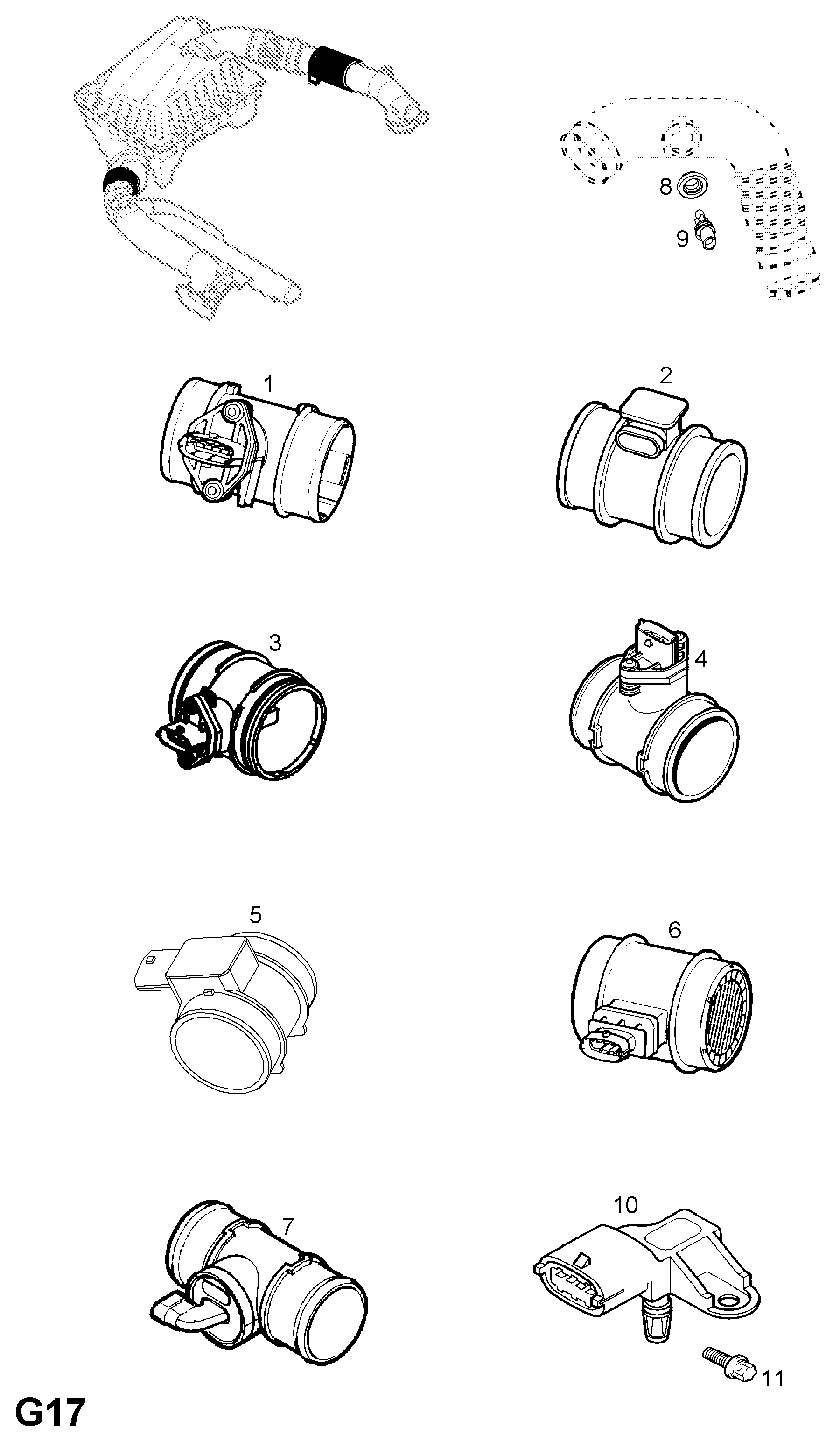 Vauxhall 8 36 647 - Датчик потока, массы воздуха autosila-amz.com