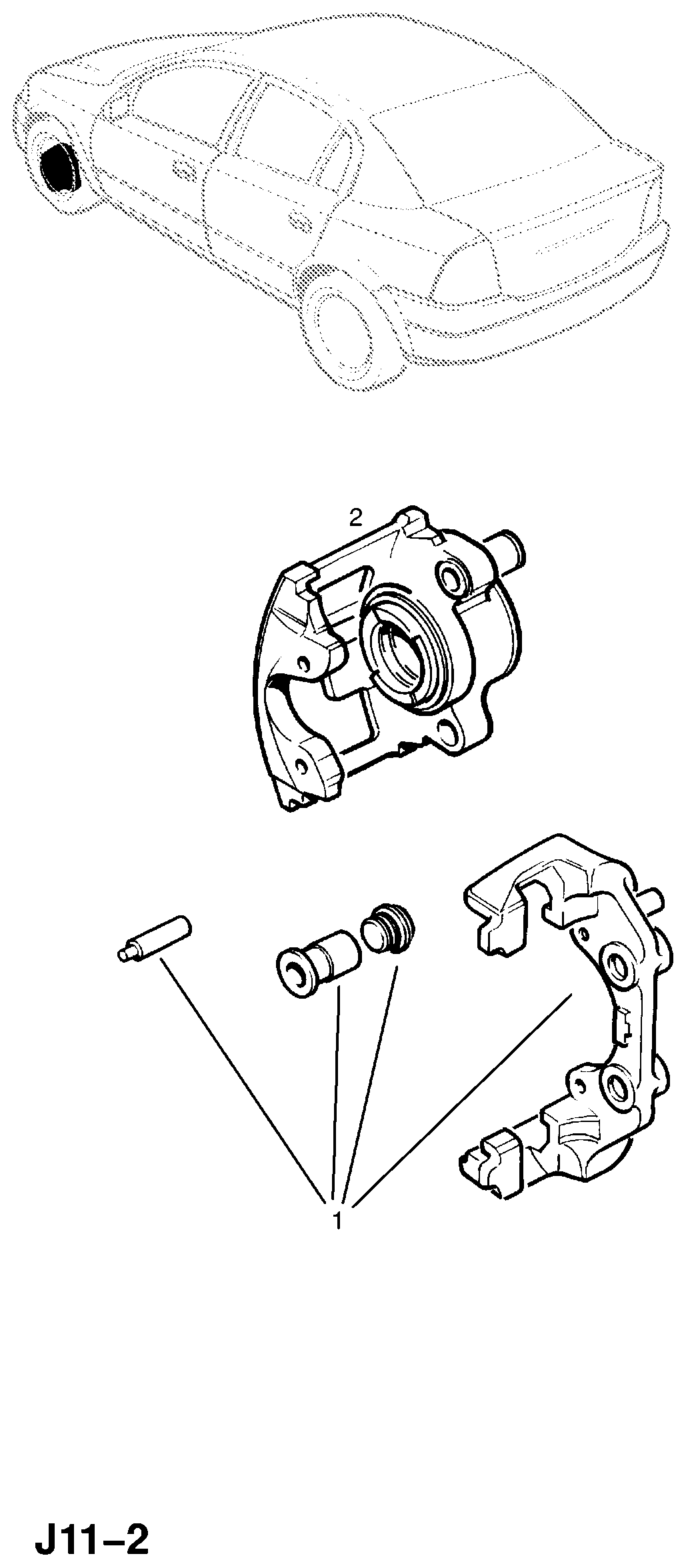 Opel 5542065 - Тормозной суппорт autosila-amz.com