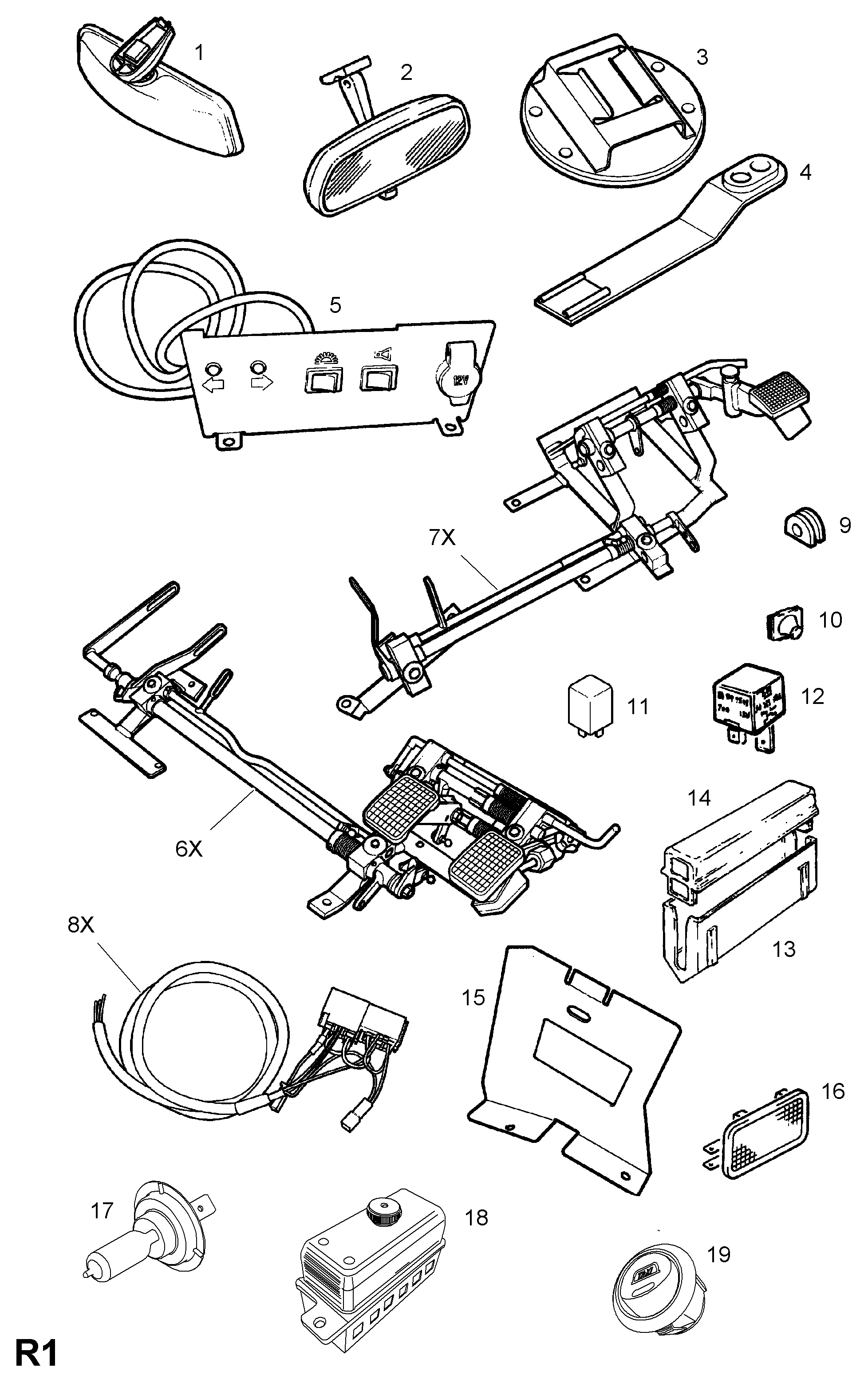 Opel 2098572 - Лампа накаливания, основная фара autosila-amz.com