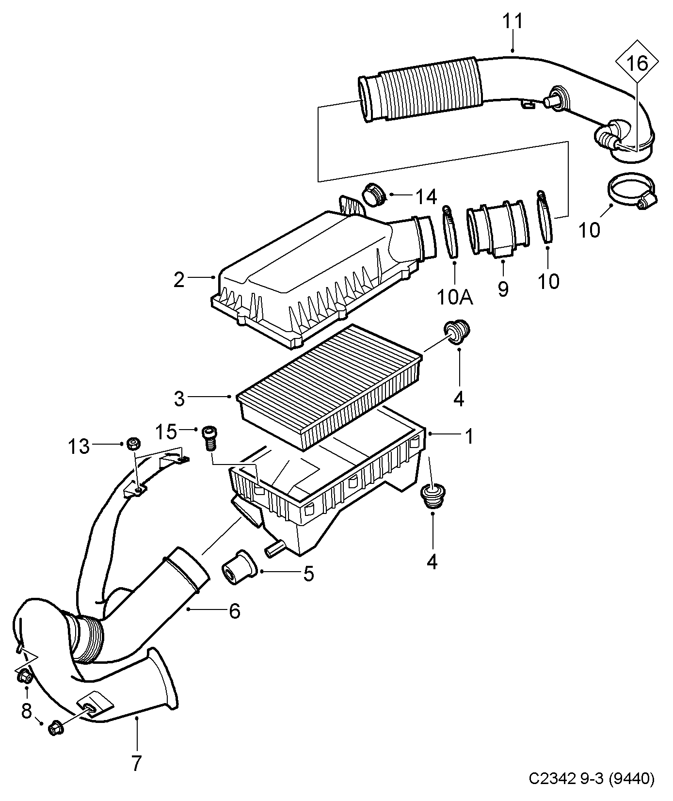 DAEWOO 90530463 - Датчик потока, массы воздуха autosila-amz.com