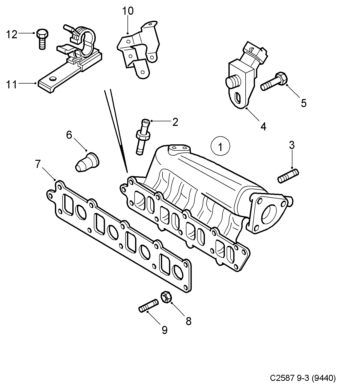 SAAB 93 171 176 - датчик давления воздуха Fiat autosila-amz.com