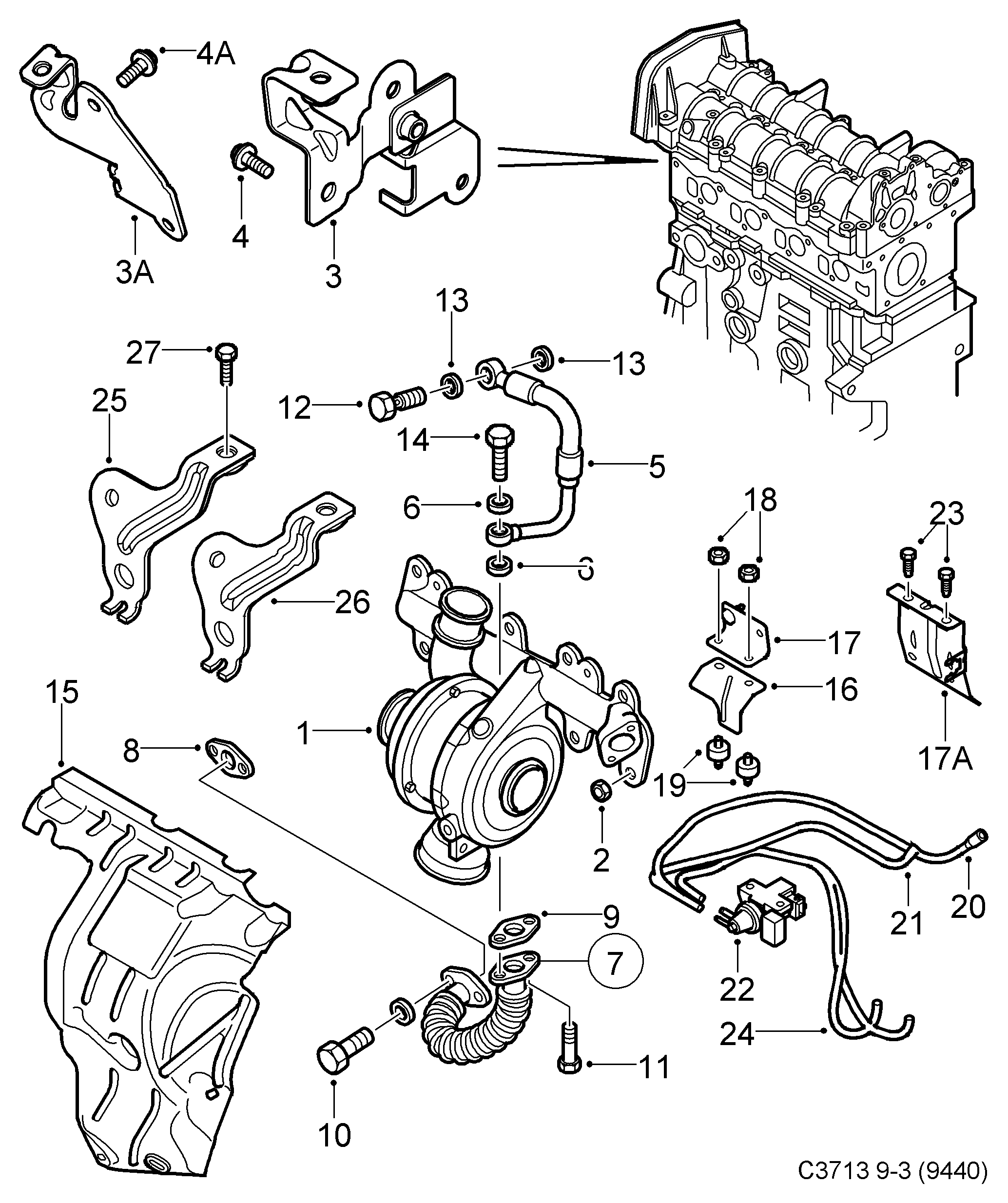 Opel 55563532 - Клапан давления турбины 13-20DT. GM autosila-amz.com