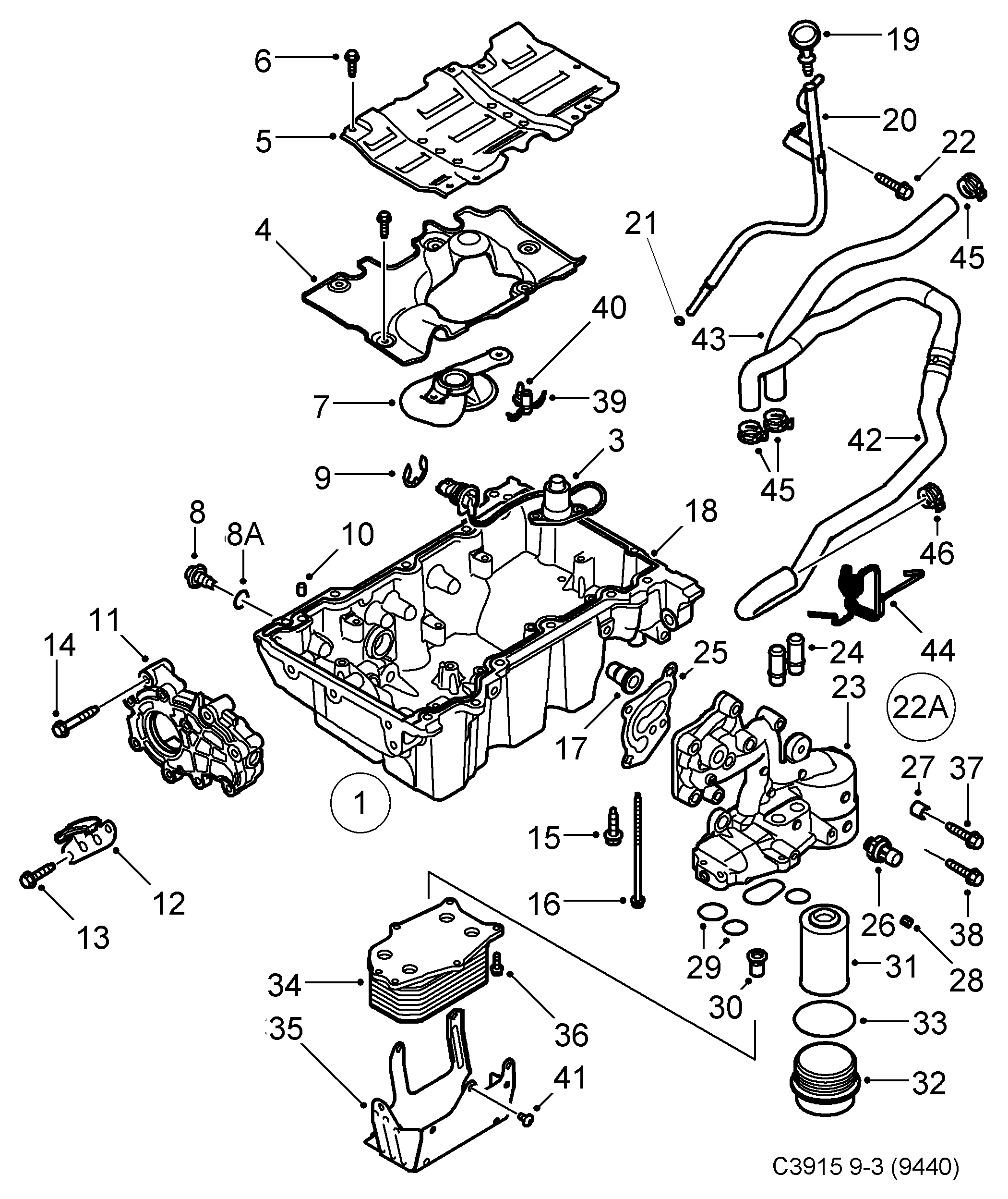 Chevrolet 93 186 310 - Масляный фильтр autosila-amz.com