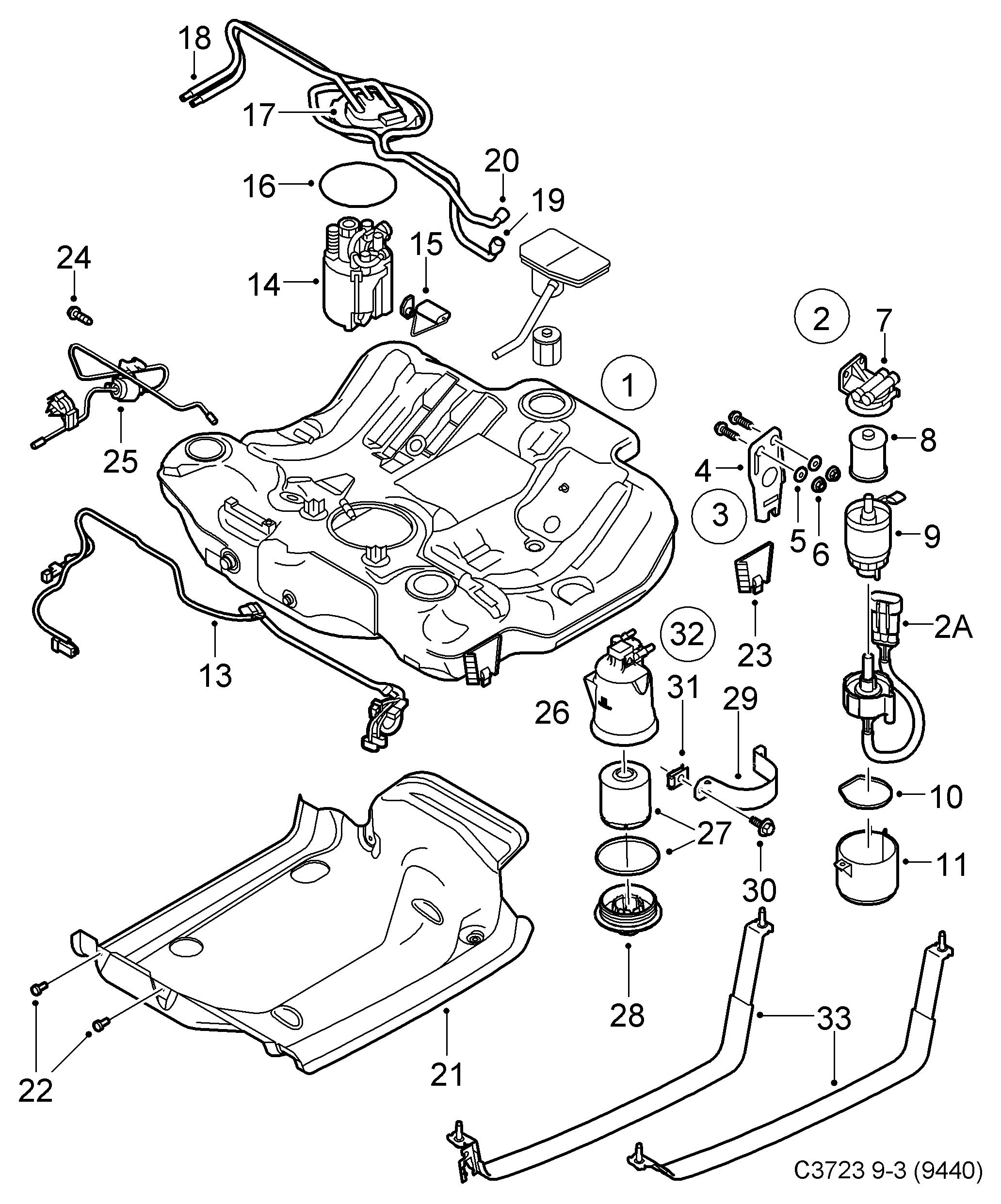 DAEWOO 13263262 - ФИЛЬТР ТОПЛИВНЫЙ CRUZE 09- (DAEWOO) 13263262 autosila-amz.com