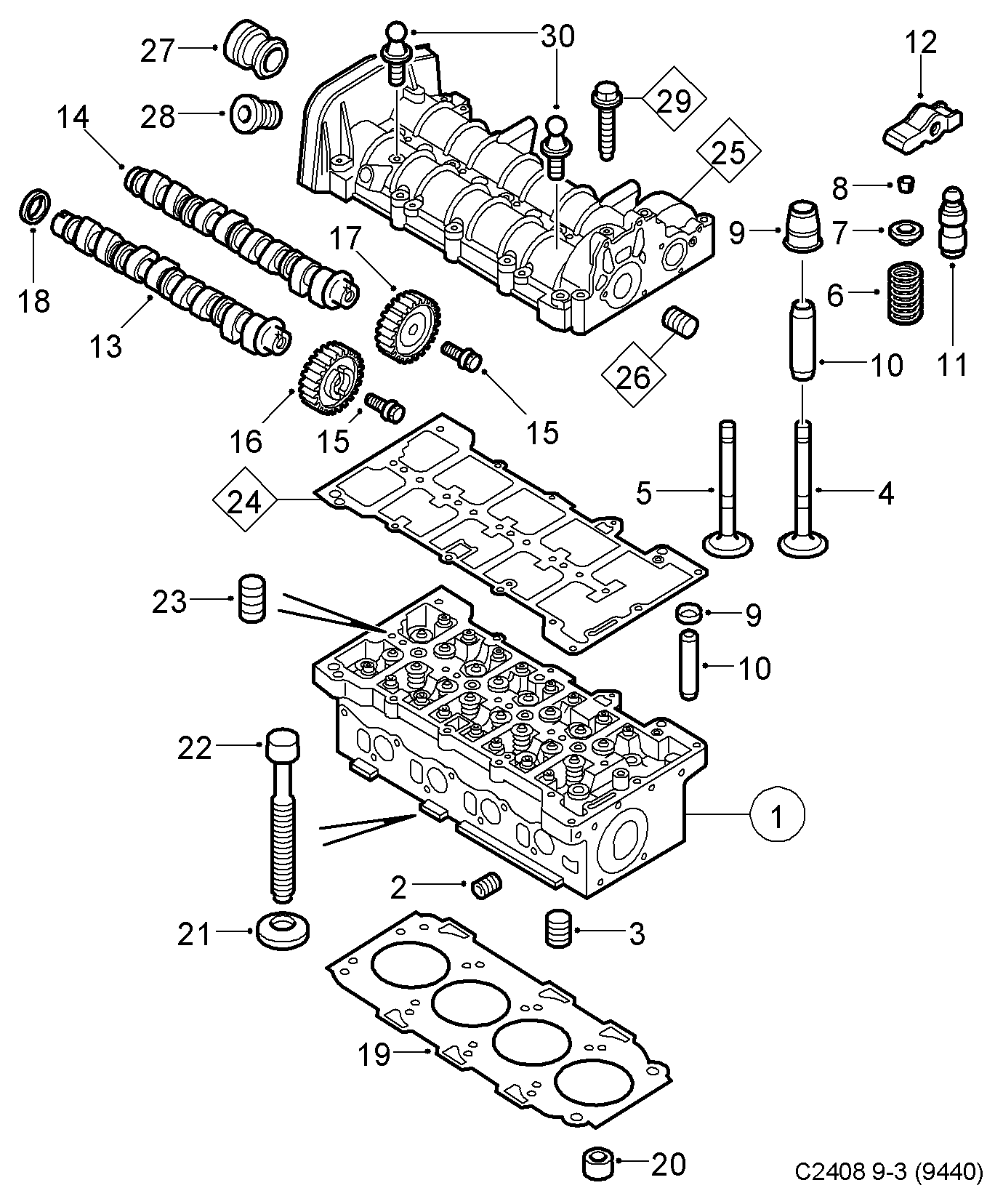 Opel 931 785 88 - Выпускной клапан autosila-amz.com