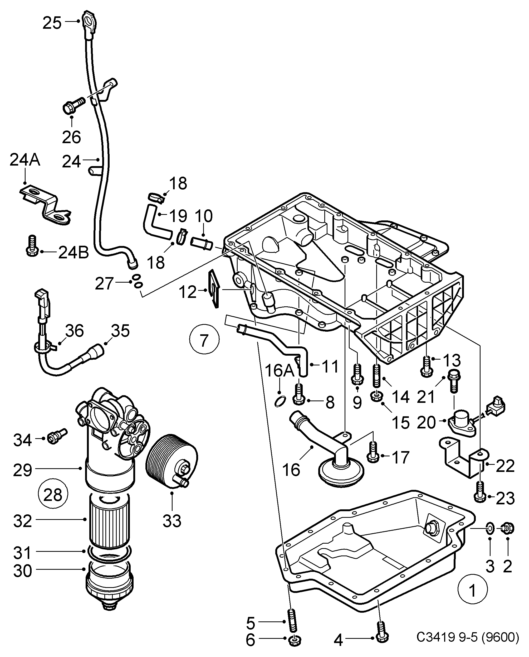 SAAB 59 56 230 - Резьбовая пробка, масляный поддон autosila-amz.com