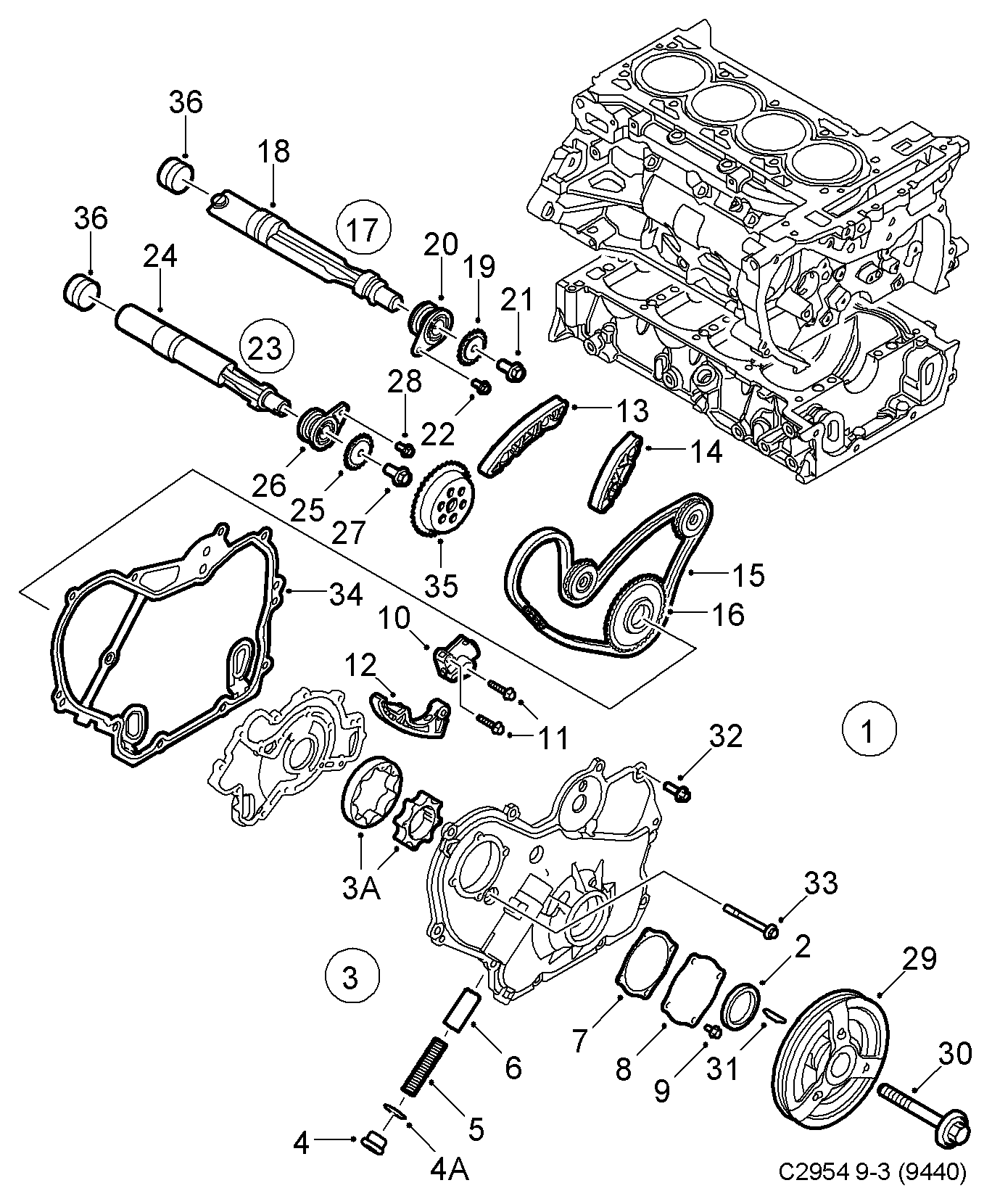 Opel 90537435 - Шестерня, балансирный вал autosila-amz.com