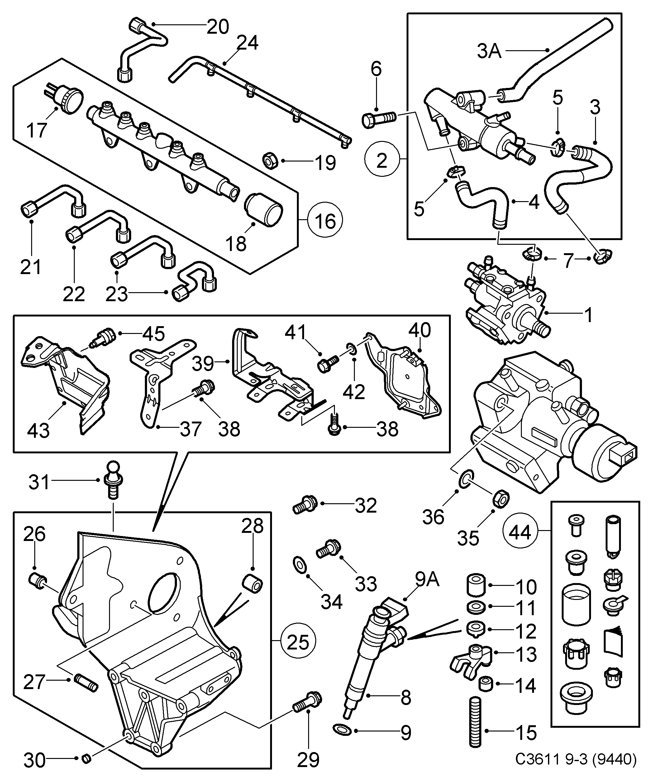 Opel 93178684 - Форсунка инжекторная autosila-amz.com