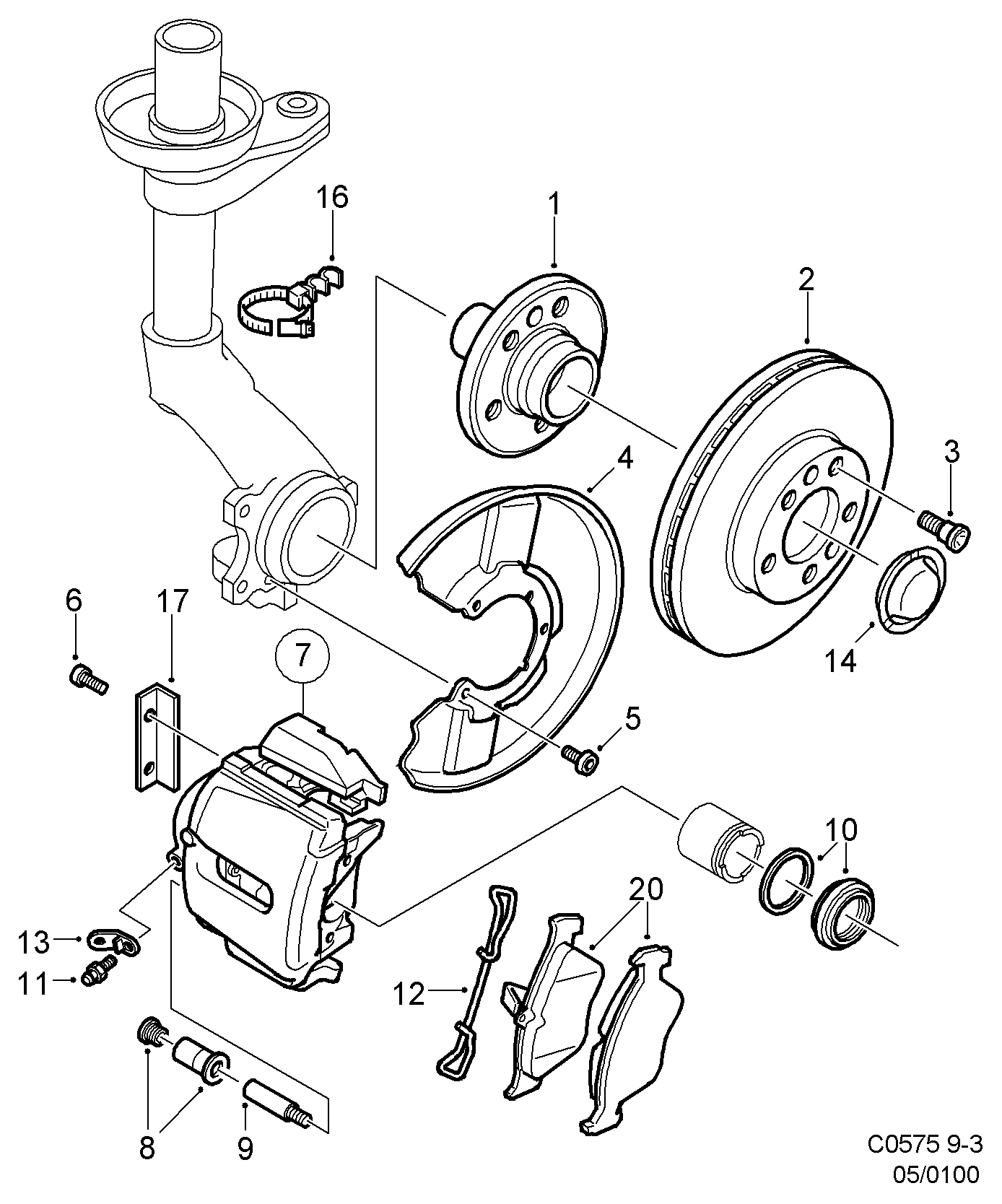 Opel 5390786 - Тормозной диск autosila-amz.com