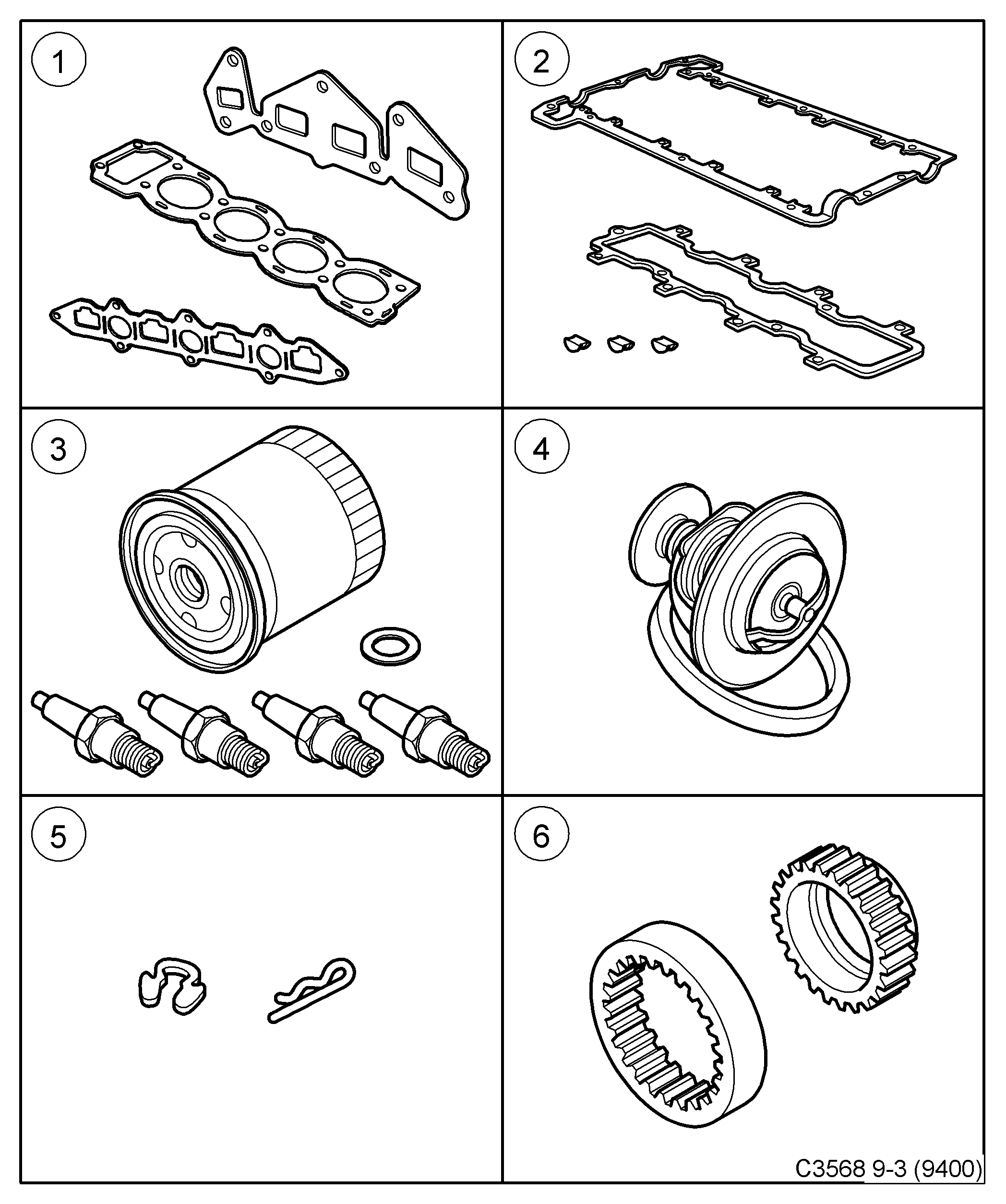 Chevrolet 93186554 - Масляный фильтр autosila-amz.com