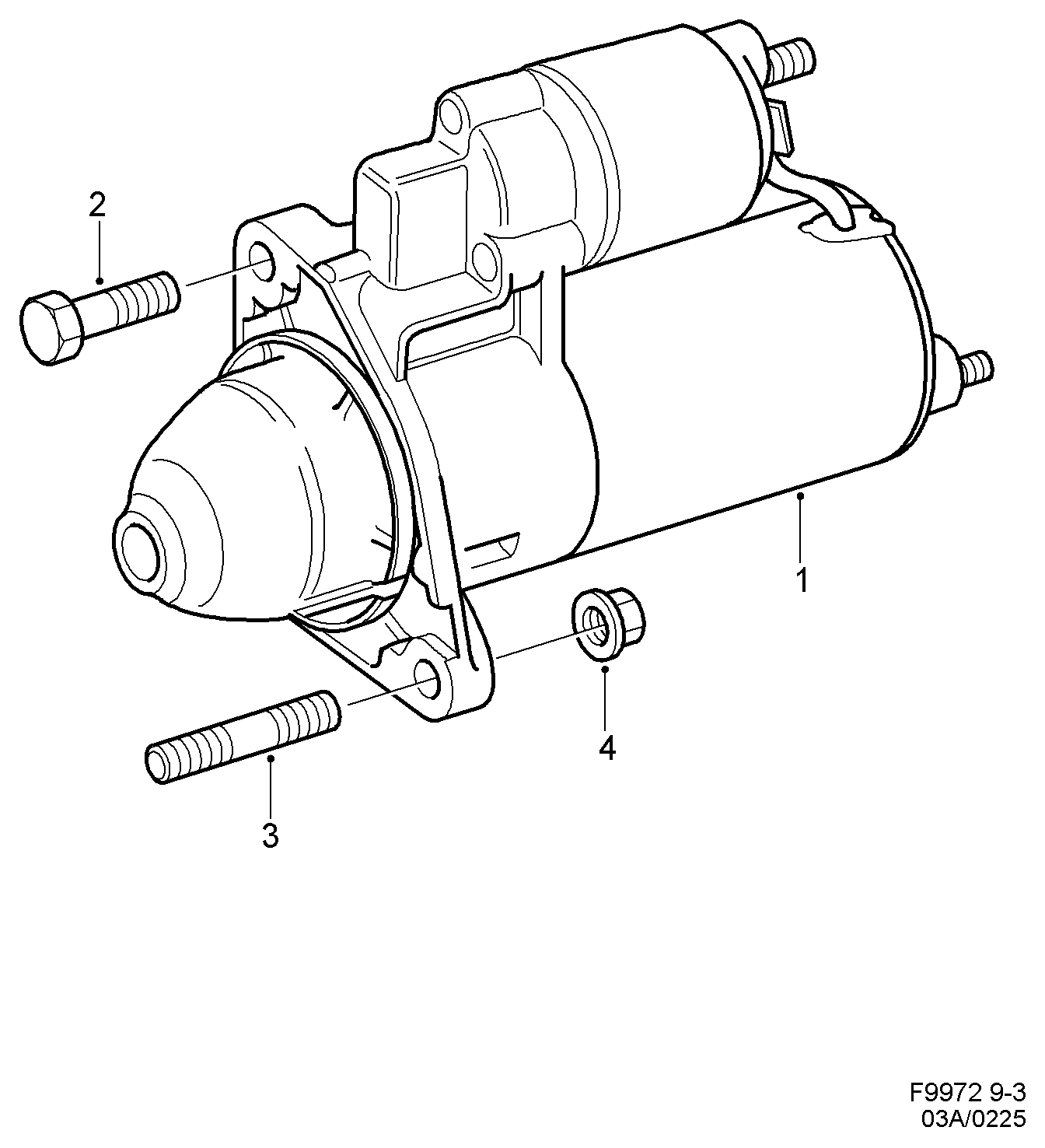 SAAB 49 66 842 - Стартер autosila-amz.com