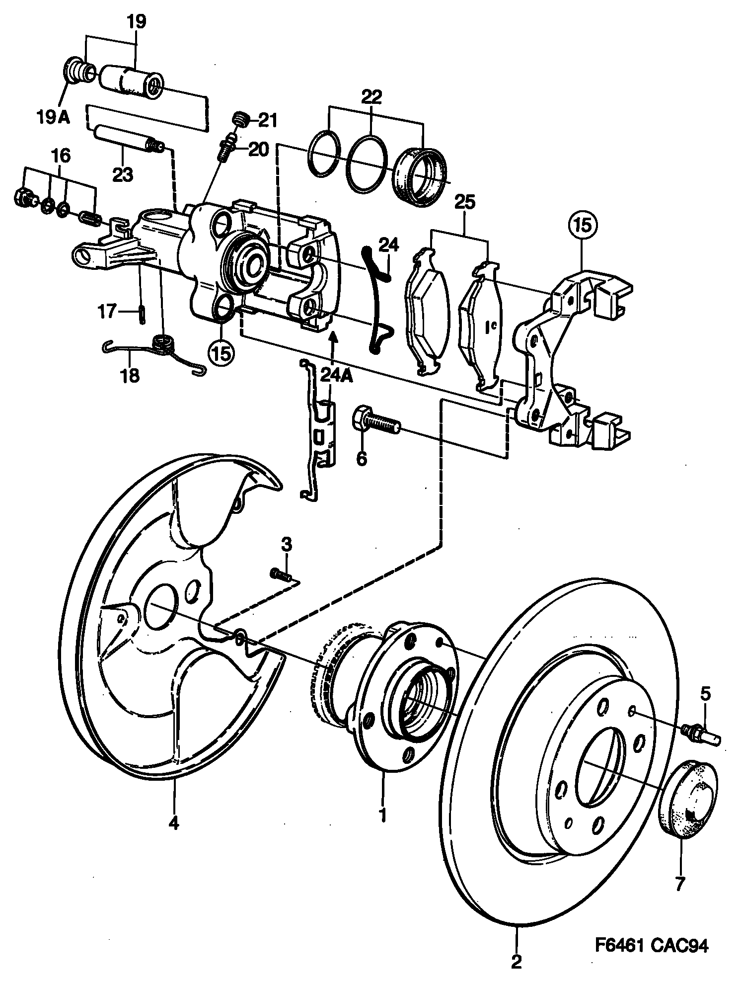 SAAB 5055967 - Тормозные колодки, дисковые, комплект autosila-amz.com