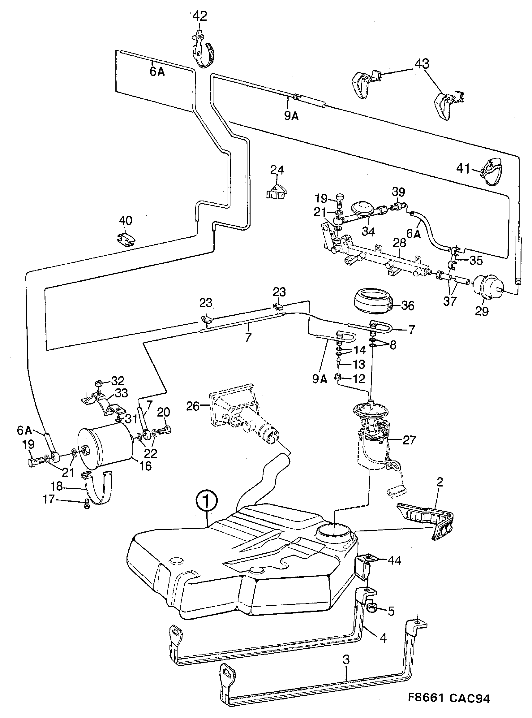 Scania 4163853 - Топливный фильтр autosila-amz.com