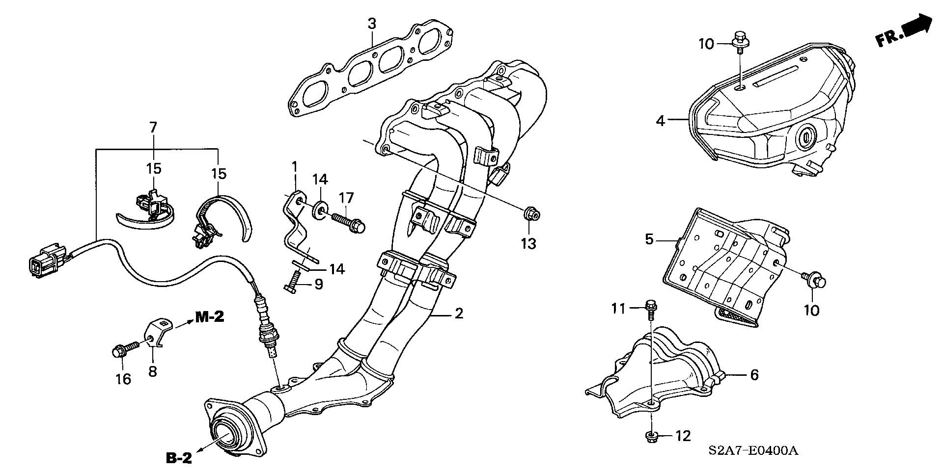 Honda 36531-PCX-004 - Лямбда-зонд, датчик кислорода autosila-amz.com