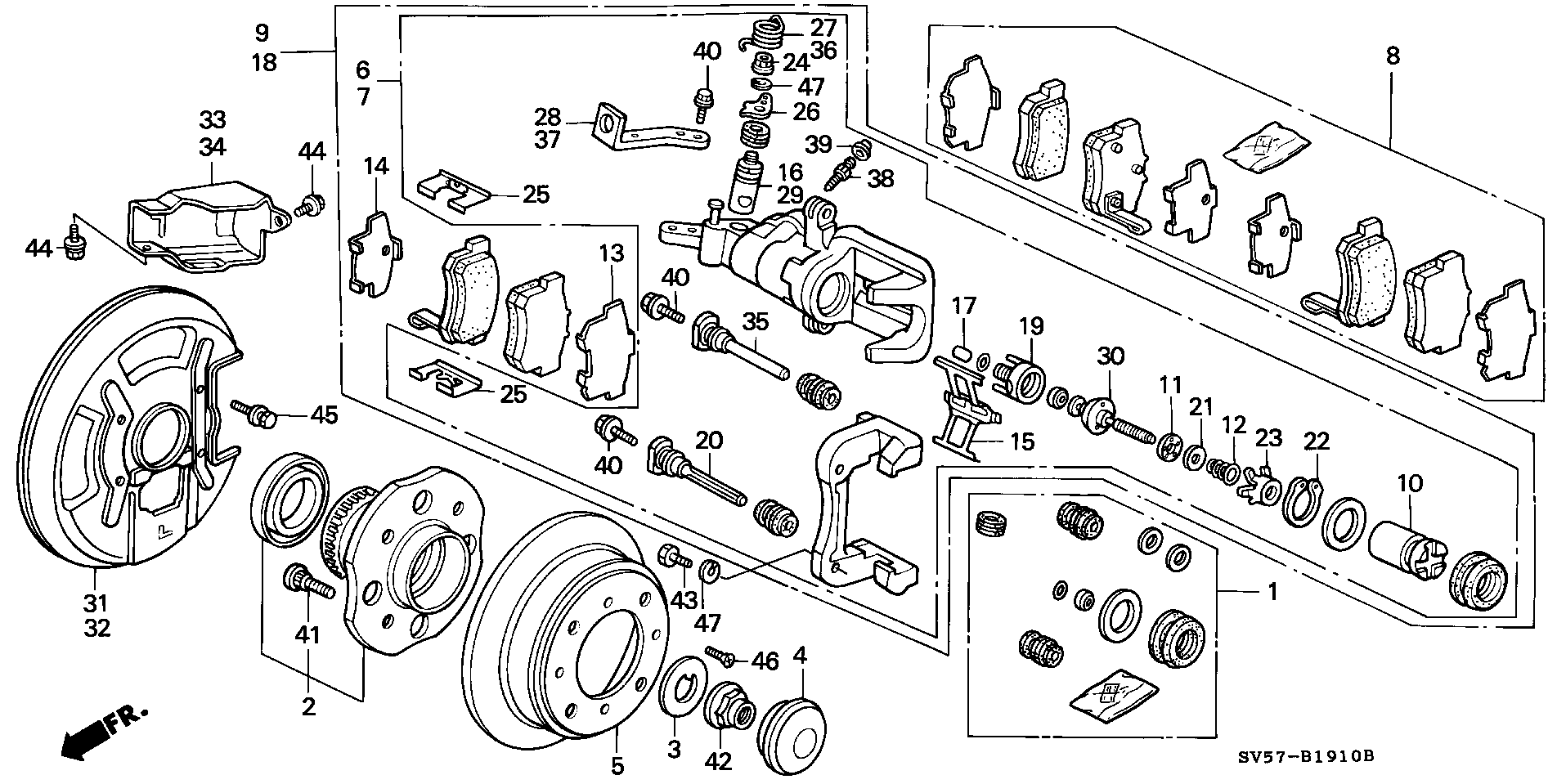 Honda 43235-SD2-931 - ШПИЛЬКА autosila-amz.com