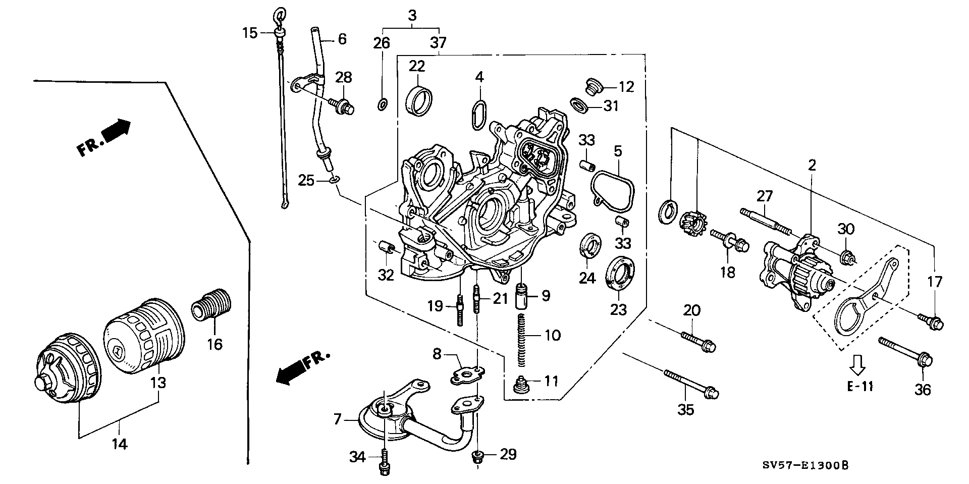 Subaru 15400PR3004 - CARTRIDGE, OIL FILTER (TOYO ROKI) autosila-amz.com